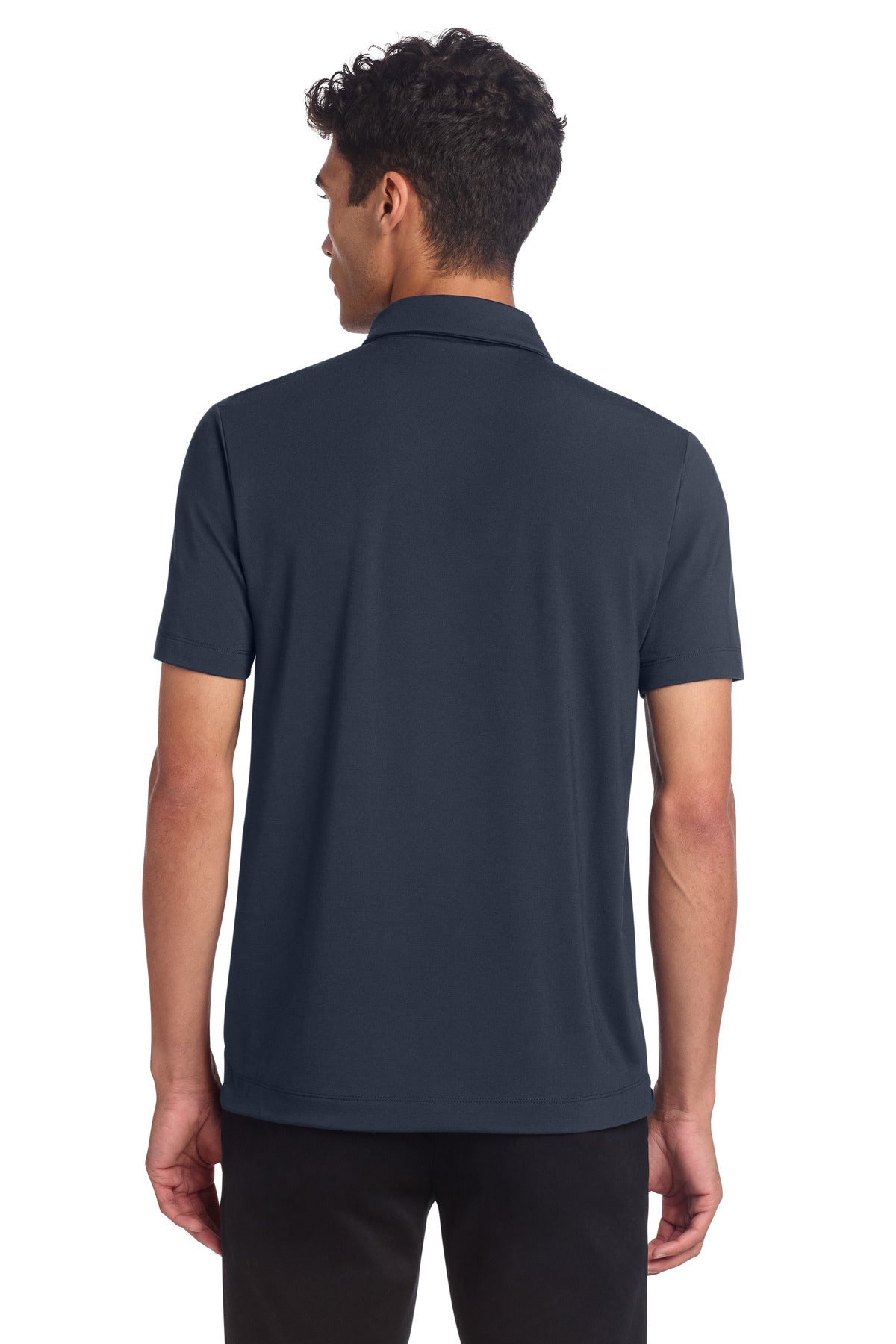 Mercer+Mettle Stretch Jersey Polo - Night Navy