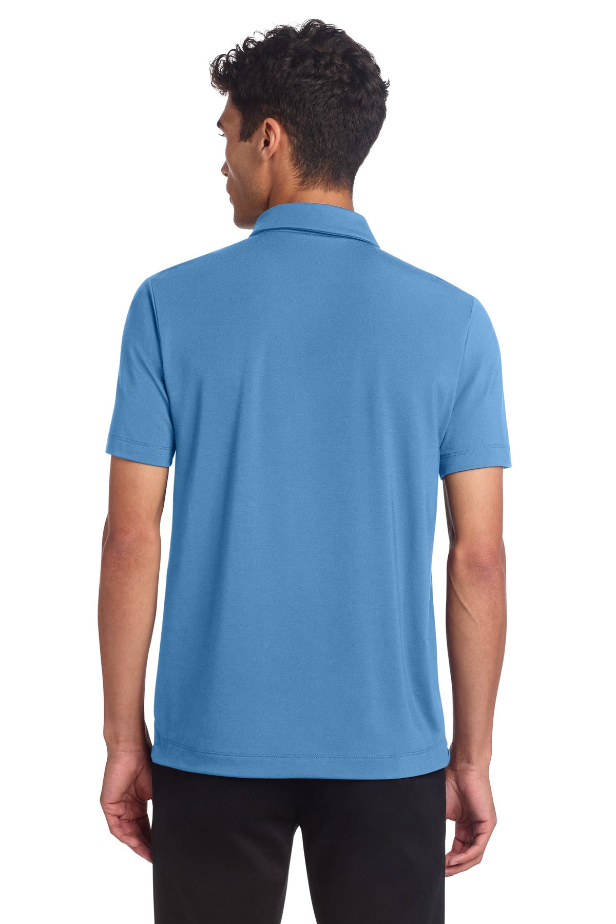 Mercer+Mettle Stretch Jersey Polo - Parisian Blue