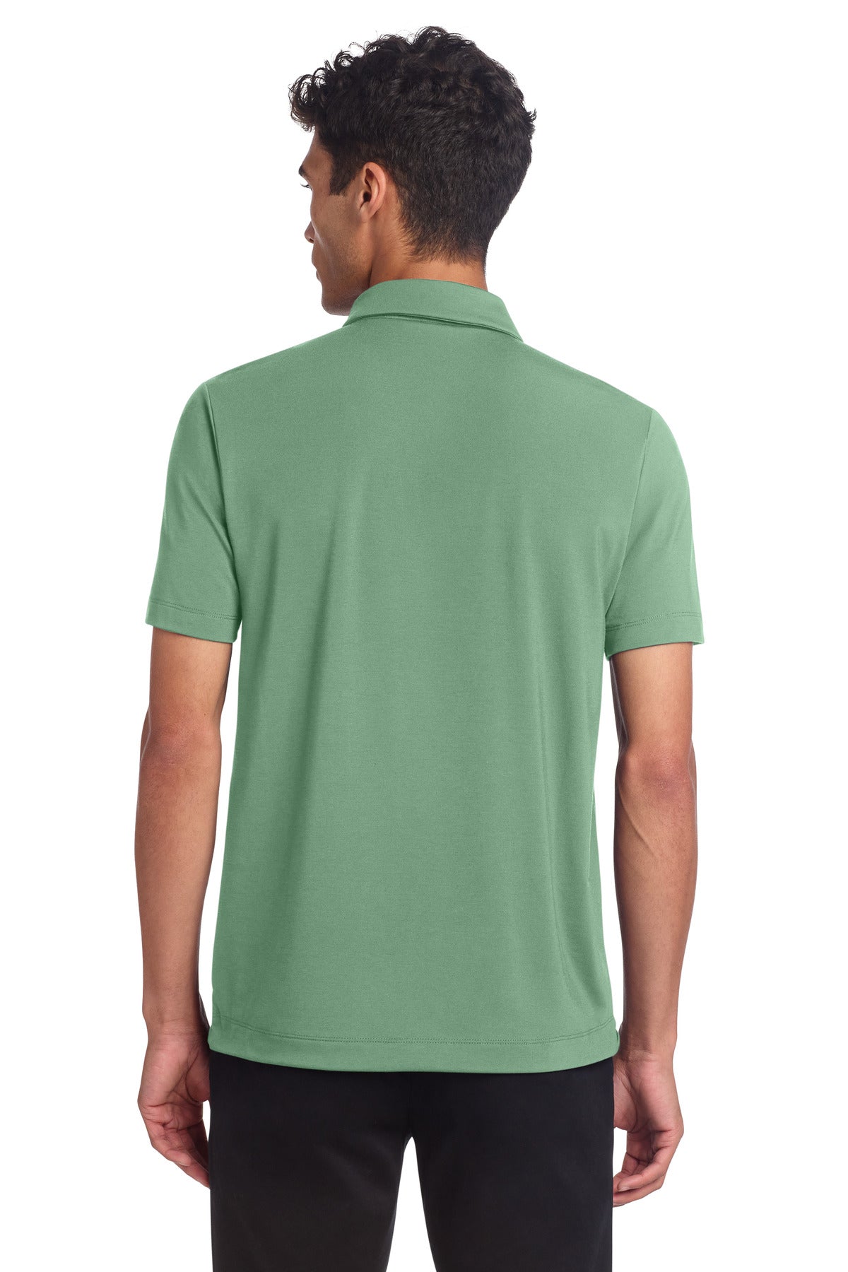 Mercer+Mettle Stretch Jersey Polo - Sage
