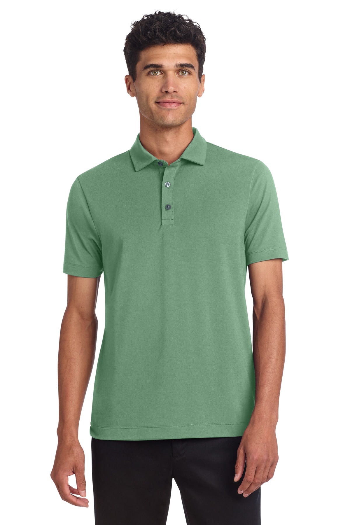 Mercer+Mettle Stretch Jersey Polo - Sage