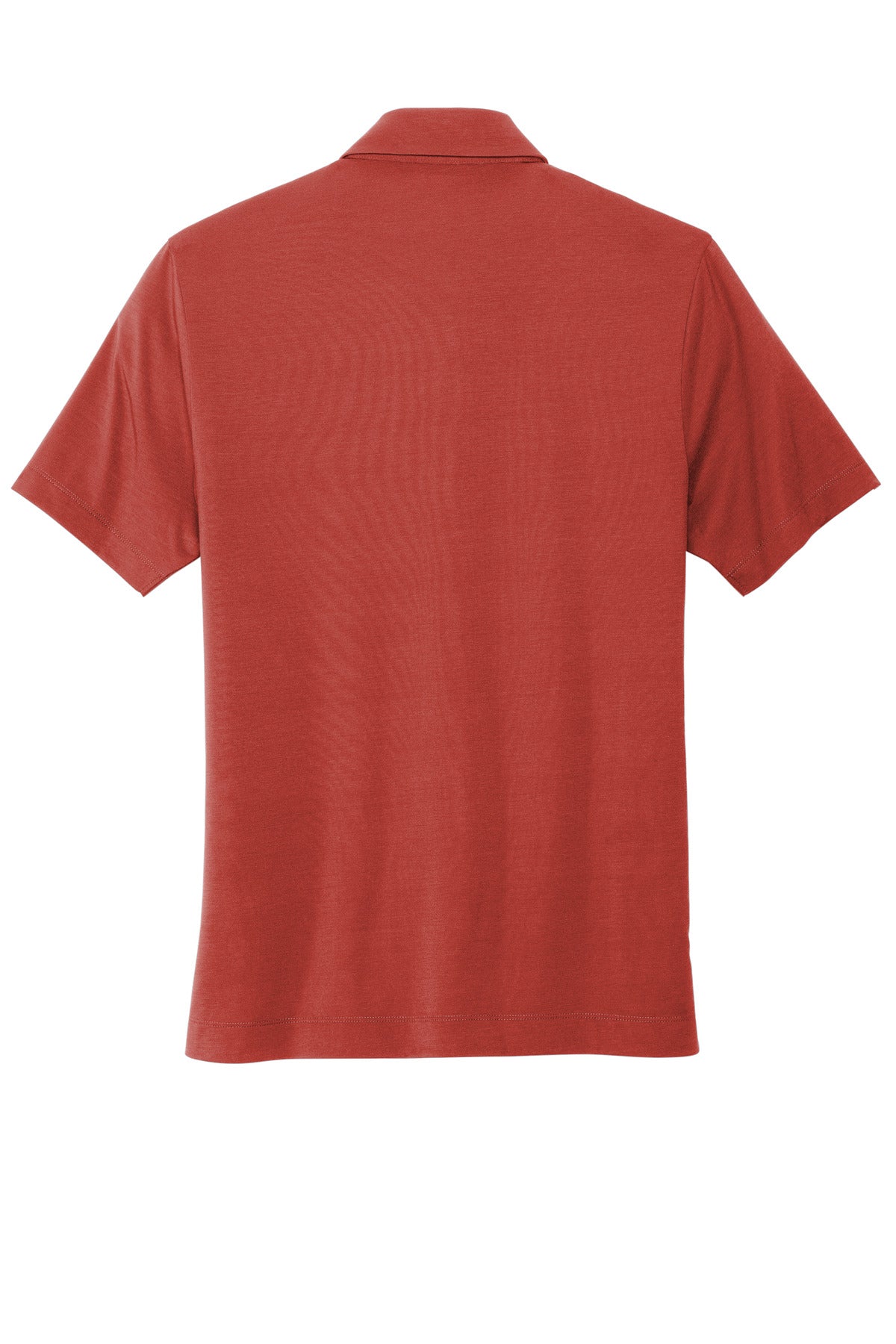 Mercer+Mettle Stretch Jersey Polo - Terracotta