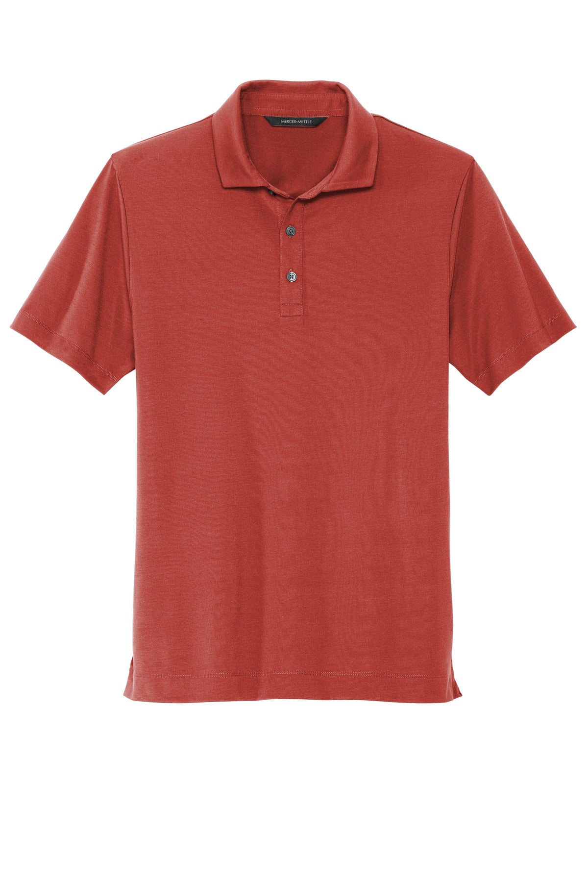 Mercer+Mettle Stretch Jersey Polo - Terracotta