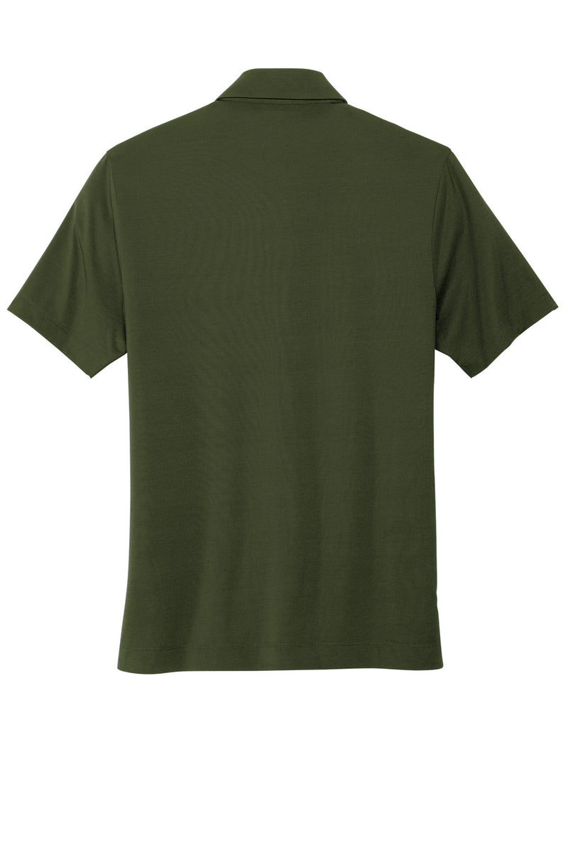 Mercer+Mettle Stretch Jersey Polo - Townsend Green