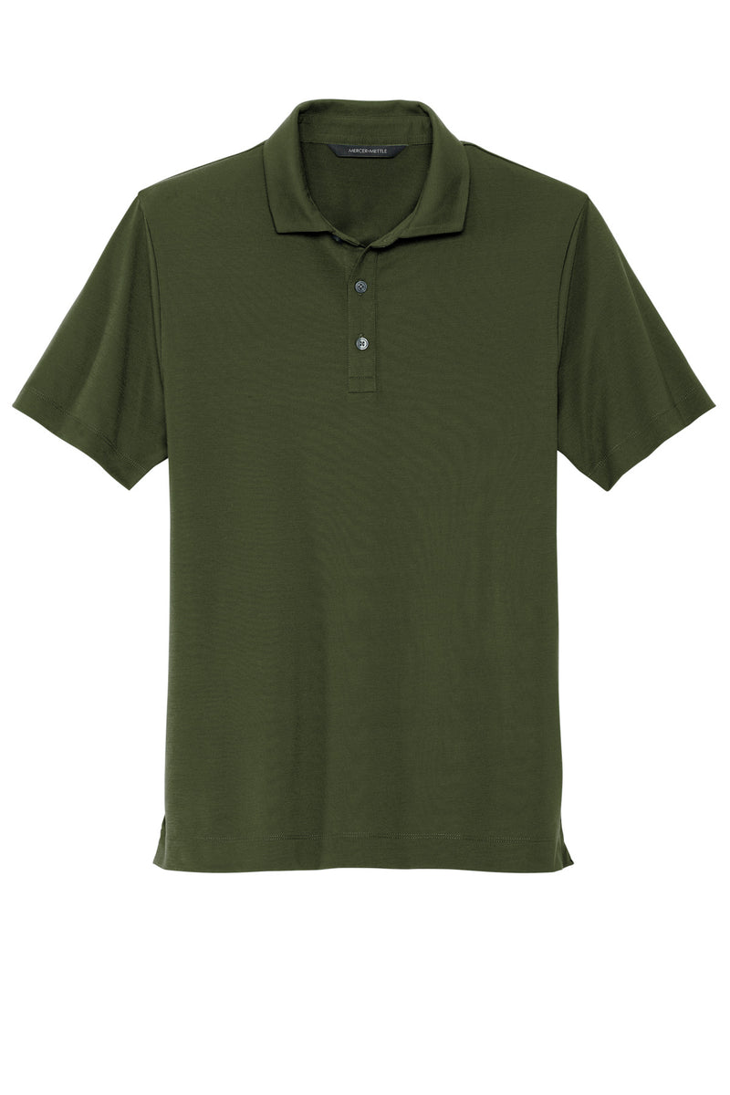 Mercer+Mettle Stretch Jersey Polo - Townsend Green