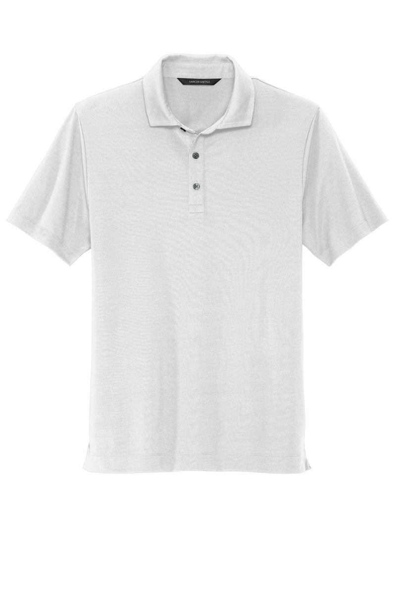 Mercer+Mettle Stretch Jersey Polo - White