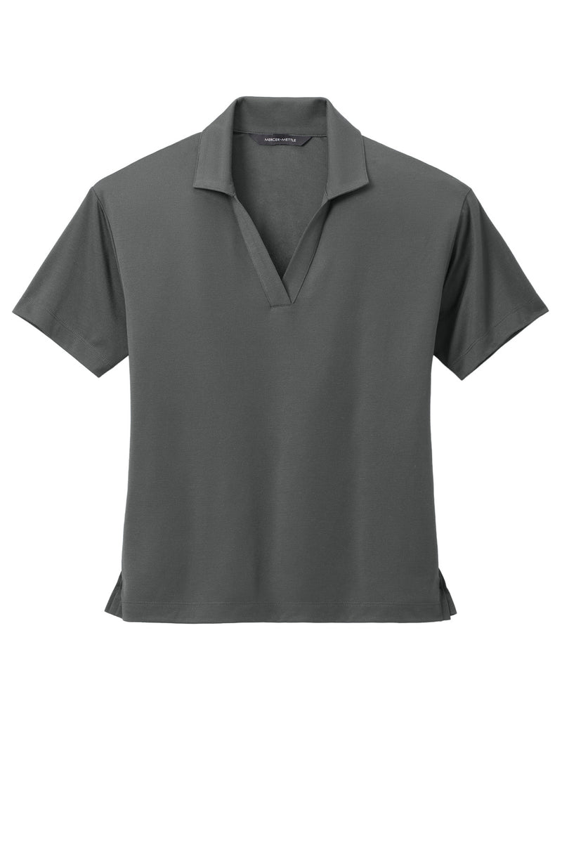 Mercer+Mettle Women's Stretch Jersey Polo - Anchor Grey