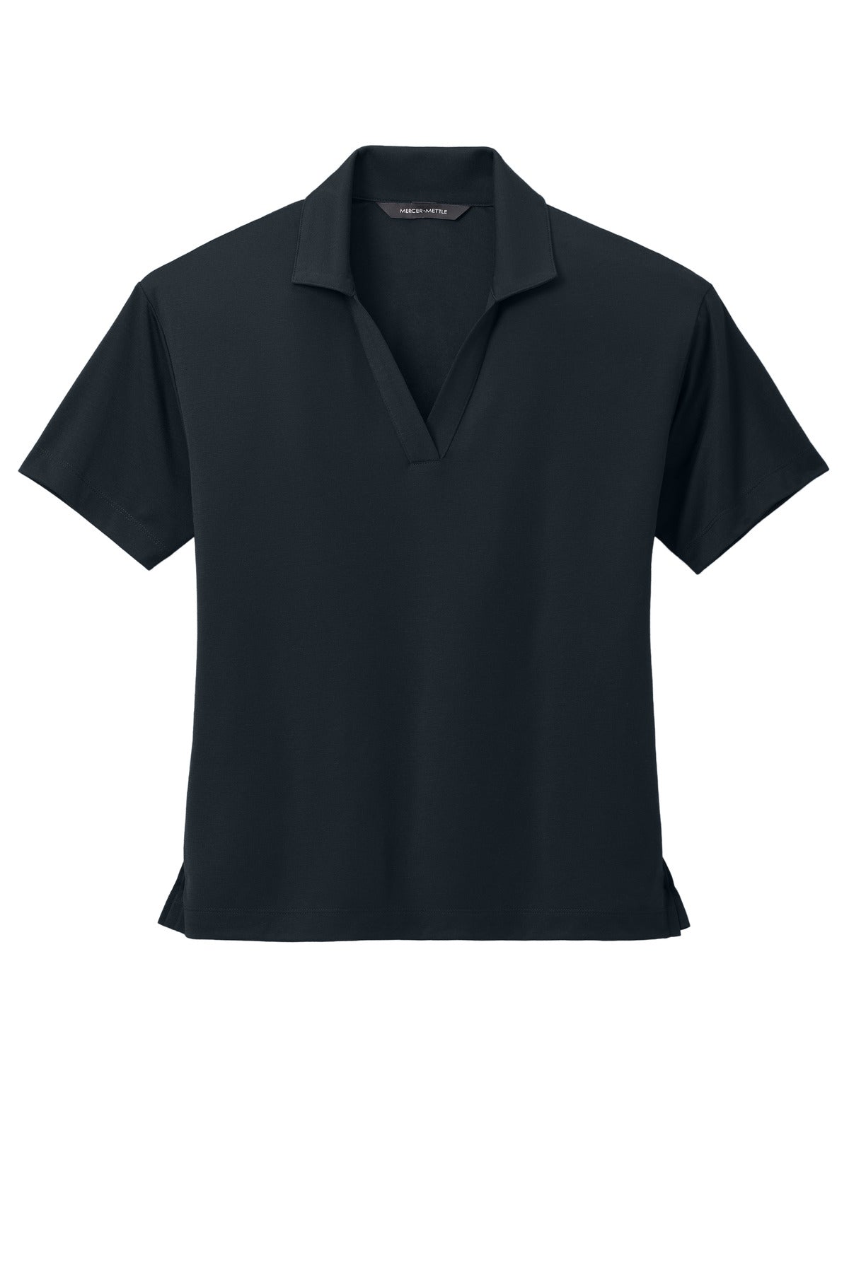 Mercer+Mettle Women's Stretch Jersey Polo - Night Navy