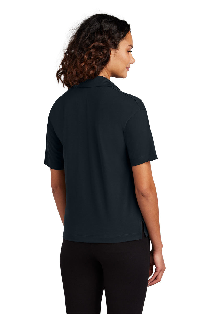 Mercer+Mettle Women's Stretch Jersey Polo - Night Navy