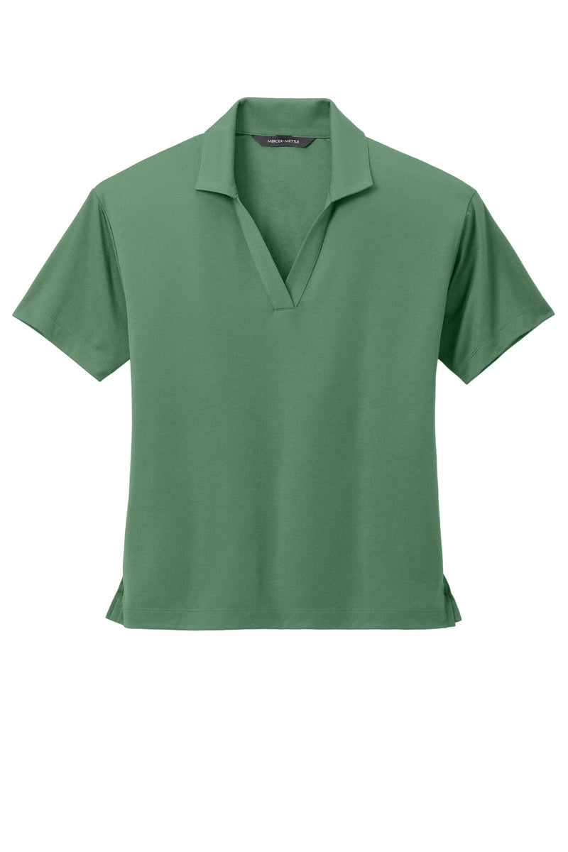 Mercer+Mettle Women's Stretch Jersey Polo - Sage