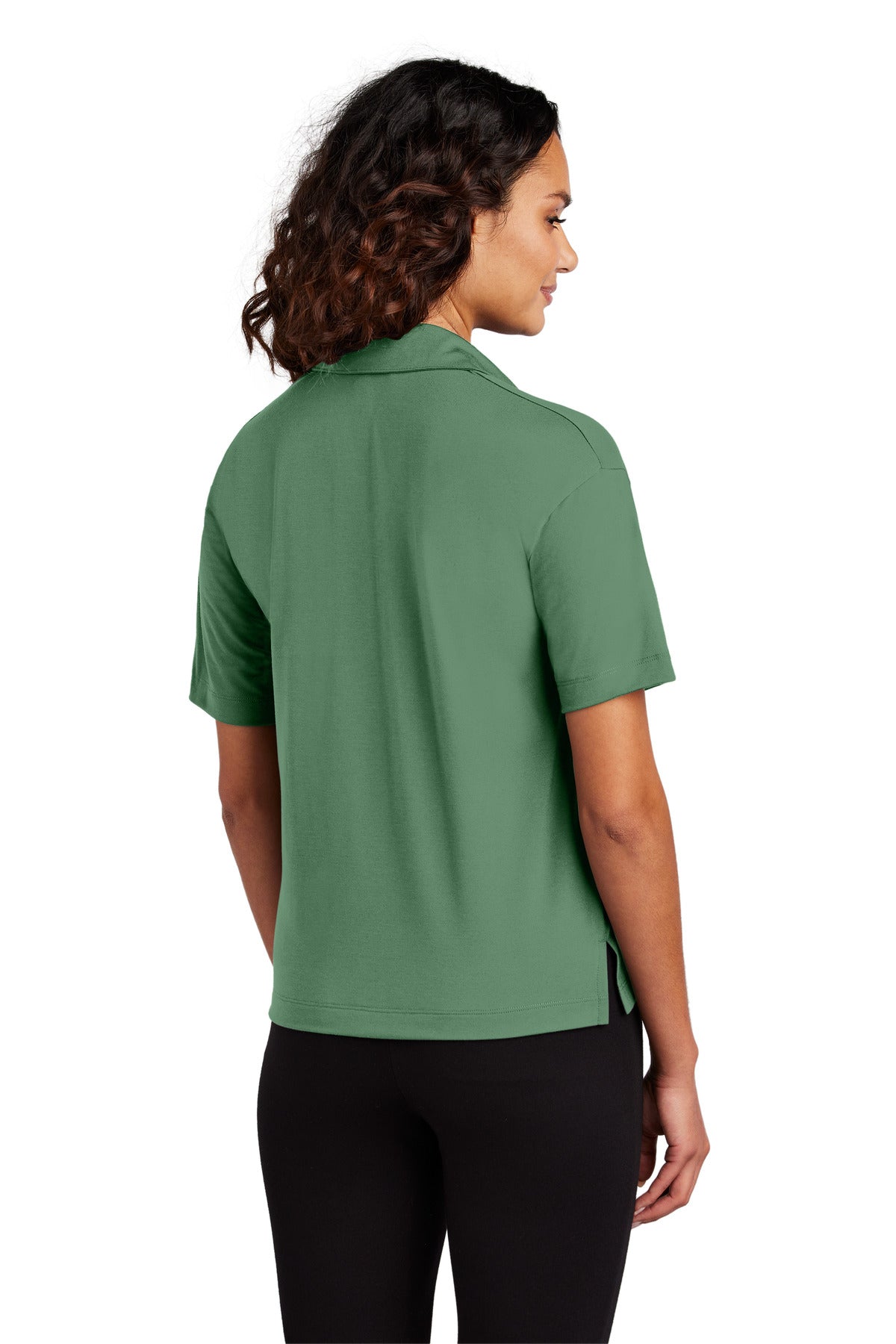 Mercer+Mettle Women's Stretch Jersey Polo - Sage