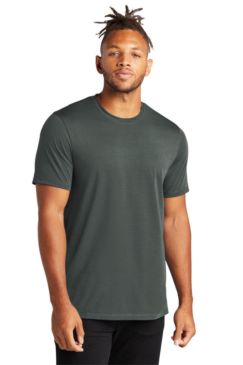 Mercer+Mettle Stretch Jersey Crew - Anchor Grey