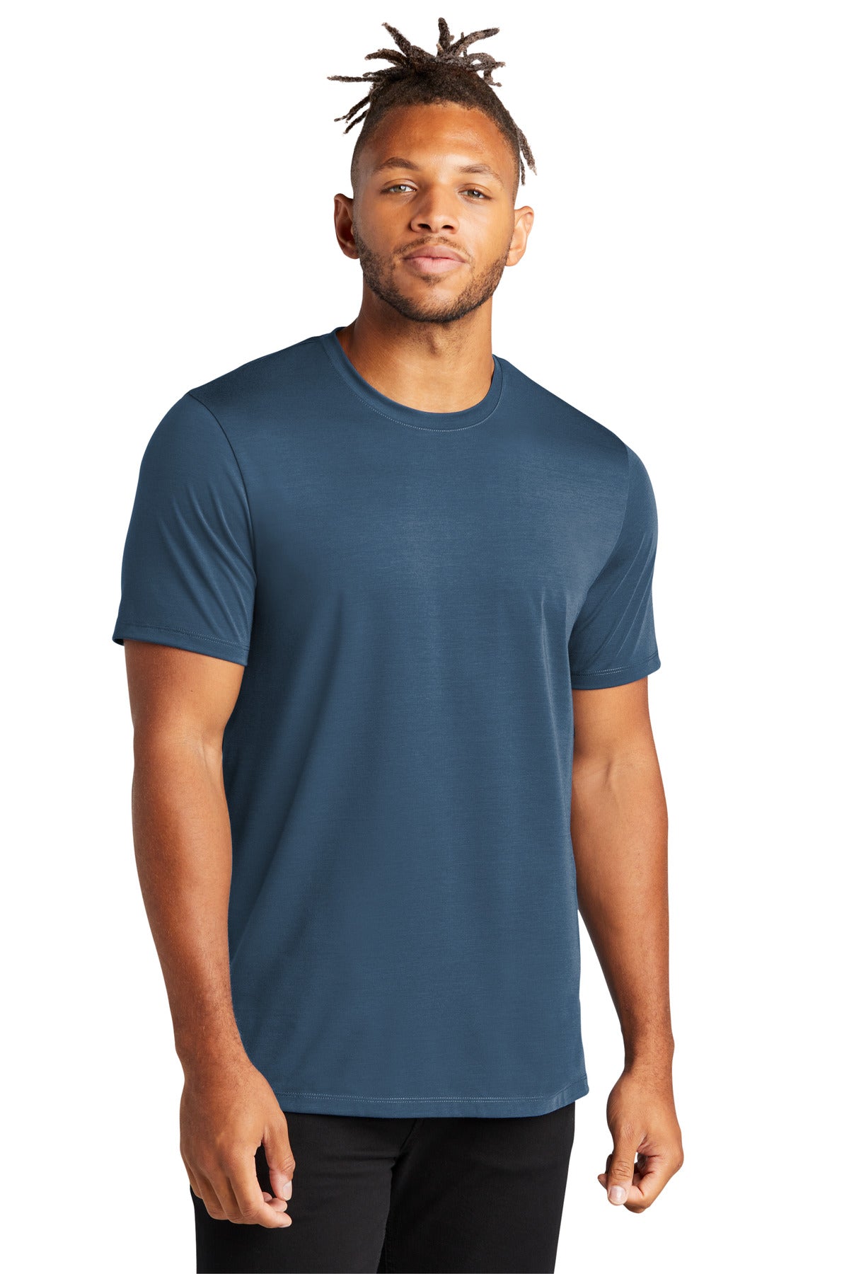 Mercer+Mettle Stretch Jersey Crew - Insignia Blue