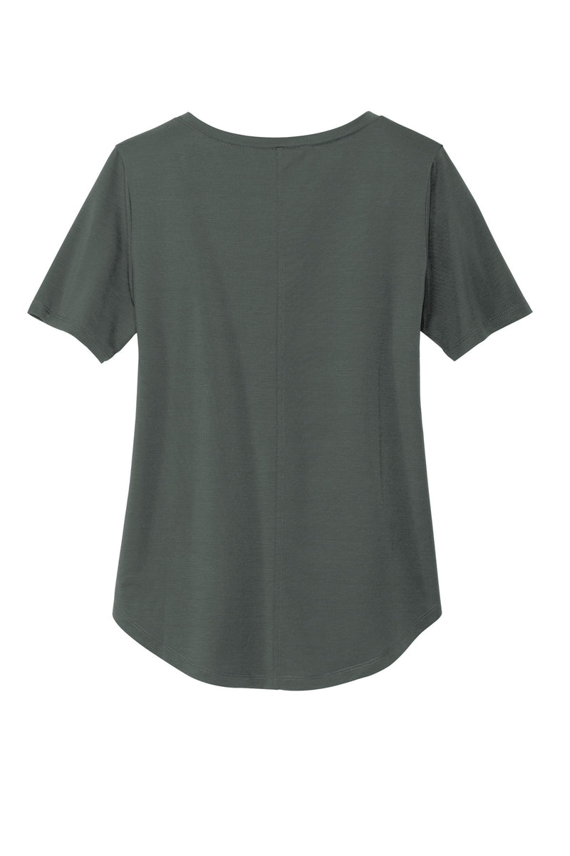 Mercer+Mettle Women's Stretch Jersey Relaxed Scoop - Anchor Grey