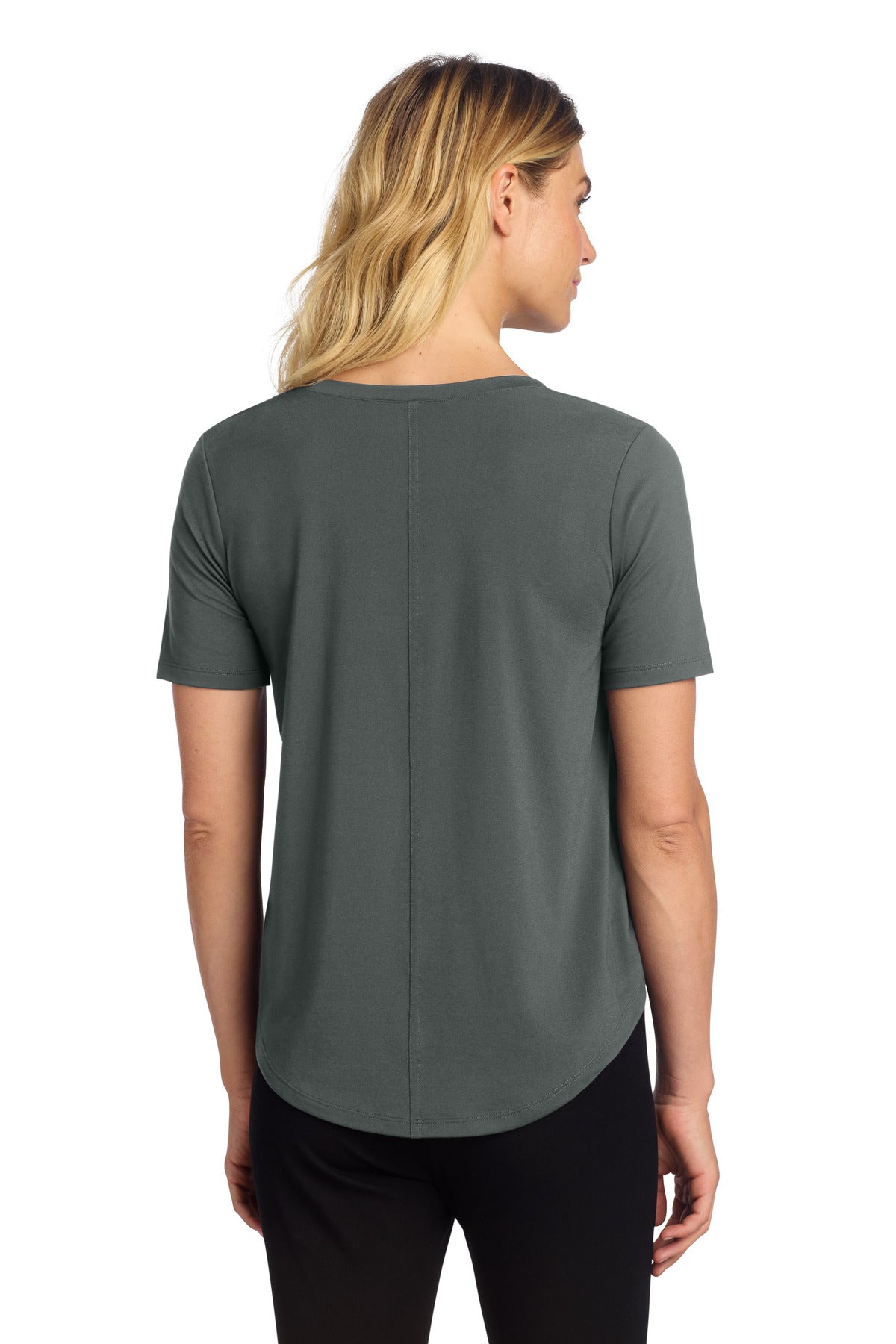Mercer+Mettle Women's Stretch Jersey Relaxed Scoop - Anchor Grey