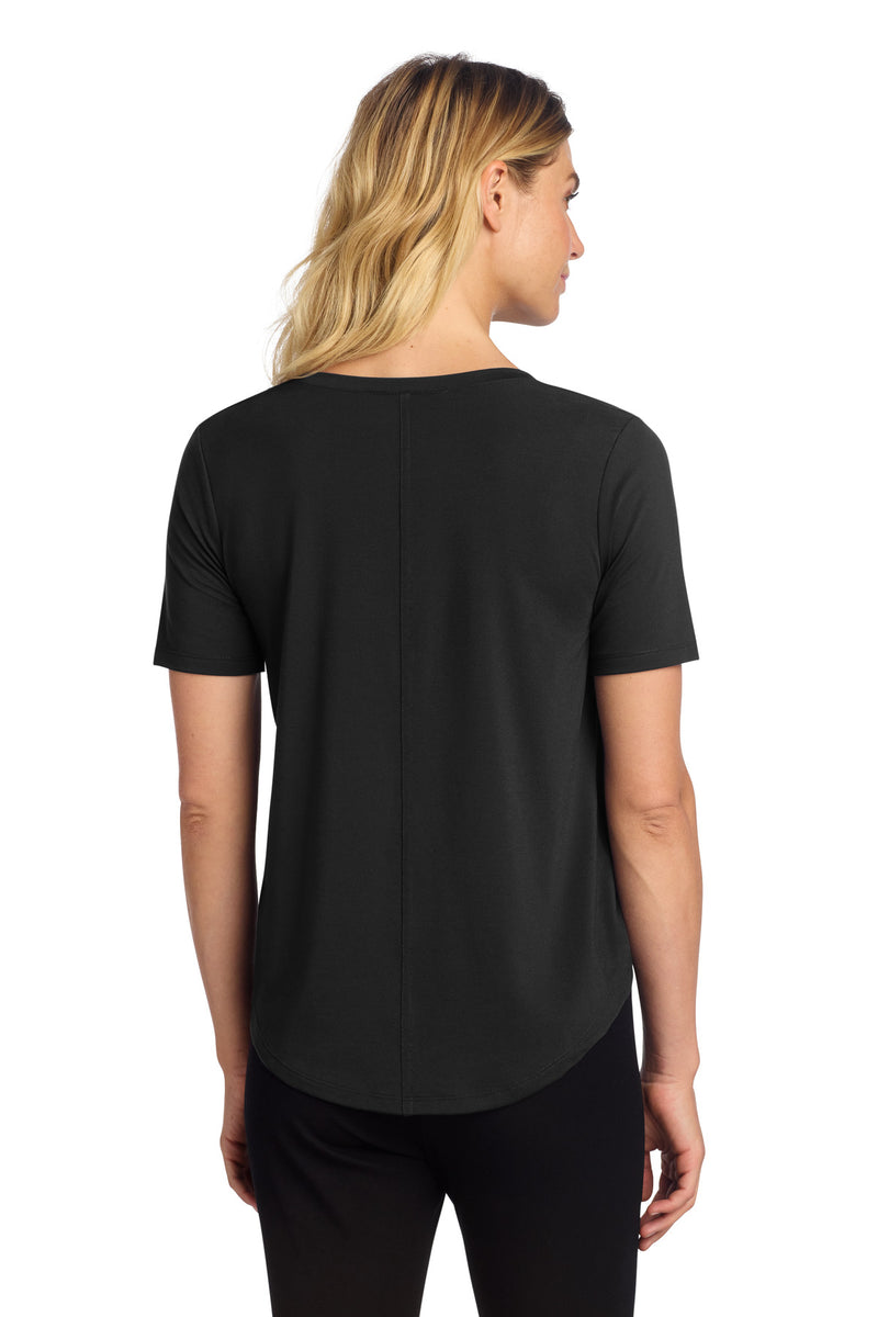 Mercer+Mettle Women's Stretch Jersey Relaxed Scoop - Deep Black