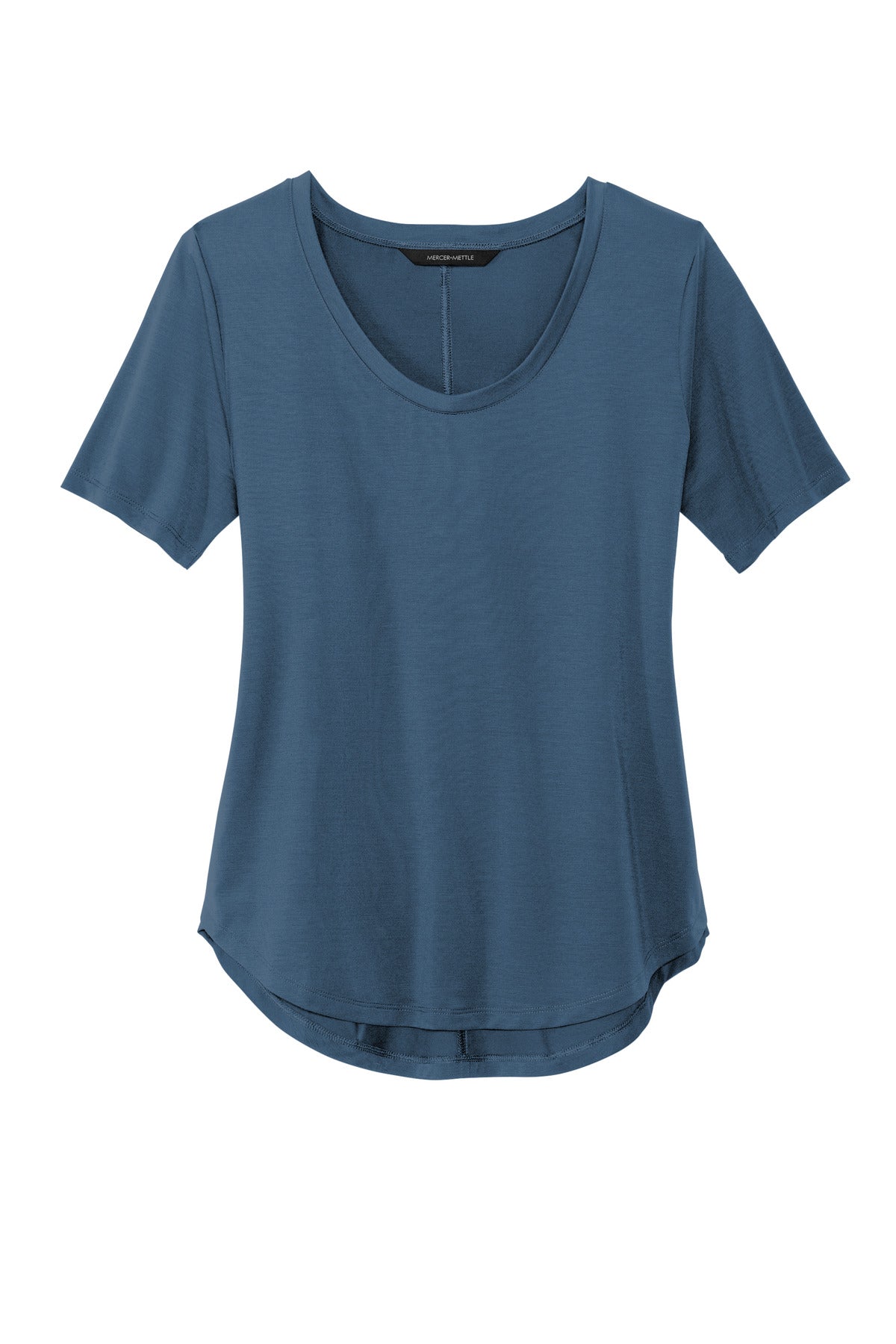 Mercer+Mettle Women's Stretch Jersey Relaxed Scoop - Insignia Blue