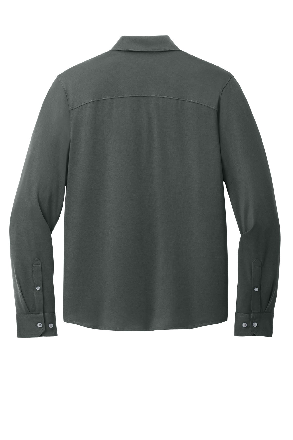 Mercer+Mettle Stretch Jersey Long Sleeve Shirt - Anchor Grey
