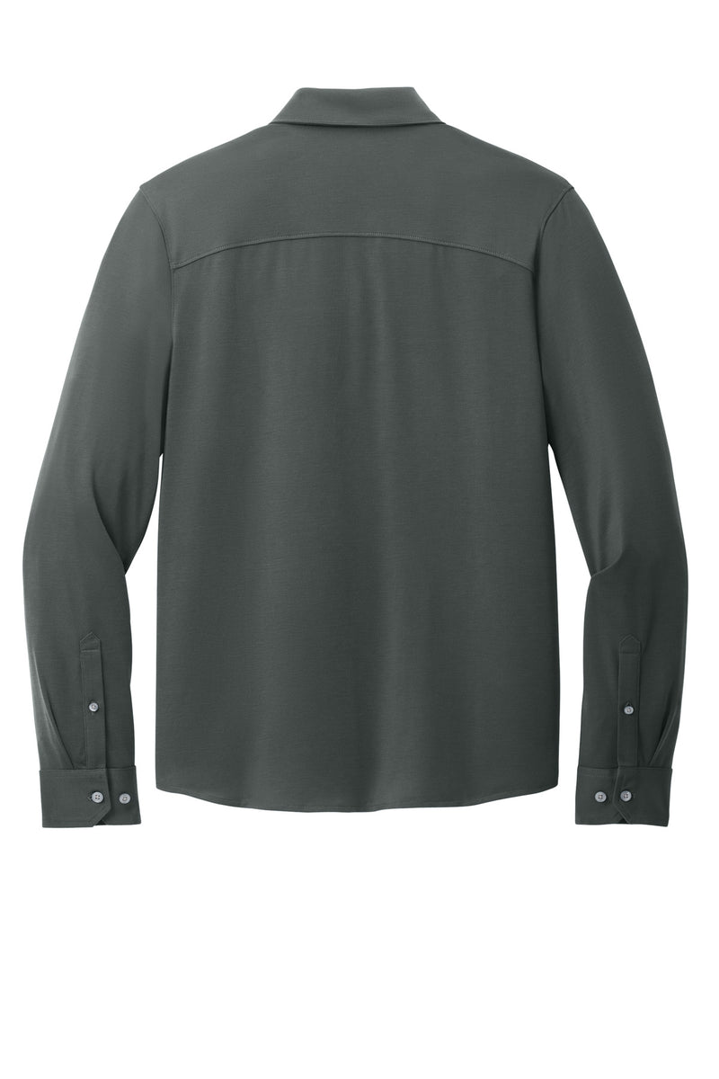 Mercer+Mettle Stretch Jersey Long Sleeve Shirt - Anchor Grey