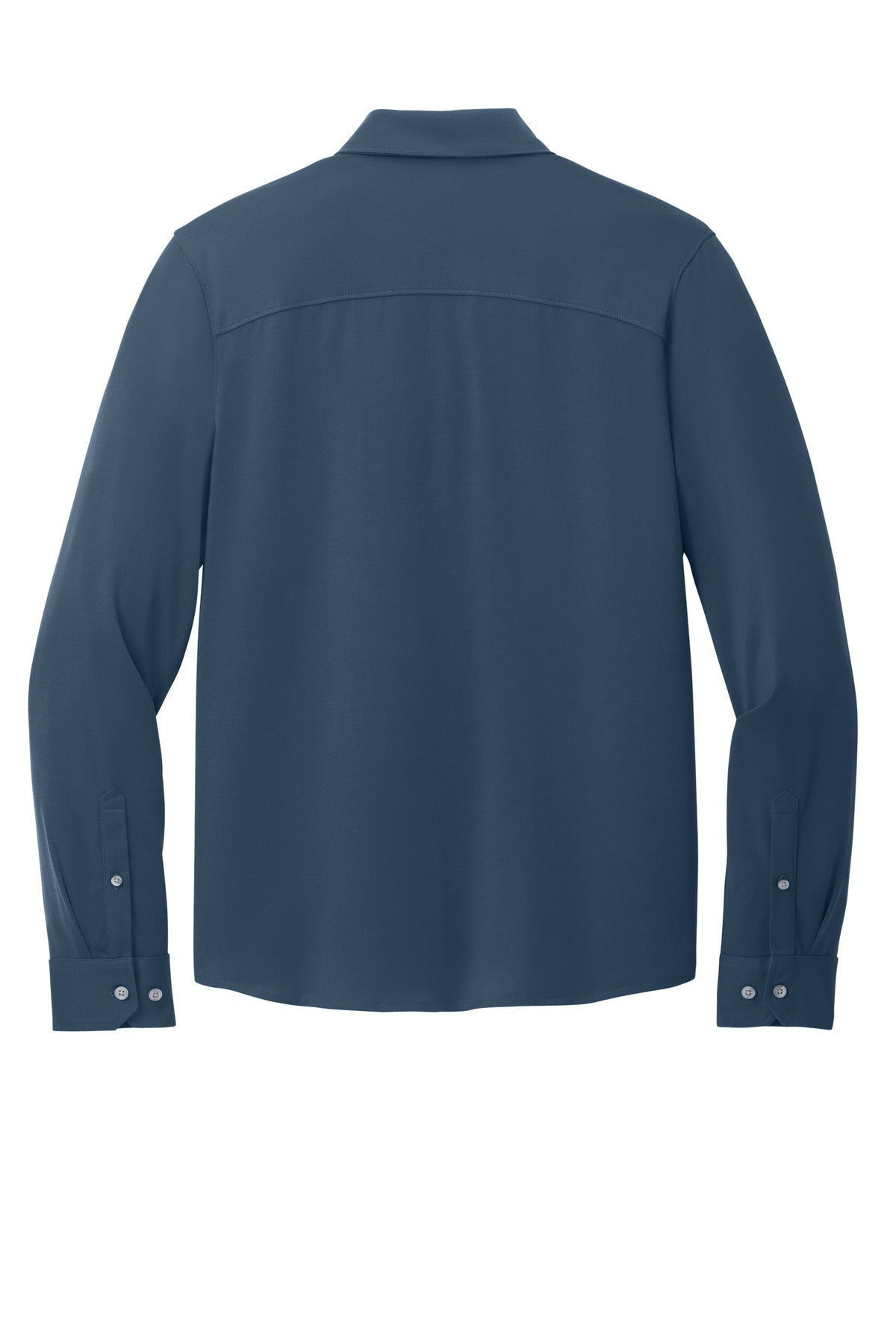 Mercer+Mettle Stretch Jersey Long Sleeve Shirt - Insignia Blue