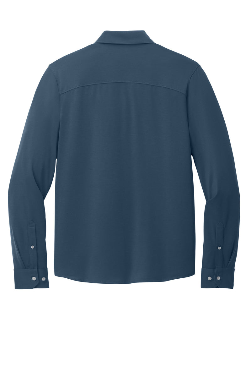 Mercer+Mettle Stretch Jersey Long Sleeve Shirt - Insignia Blue