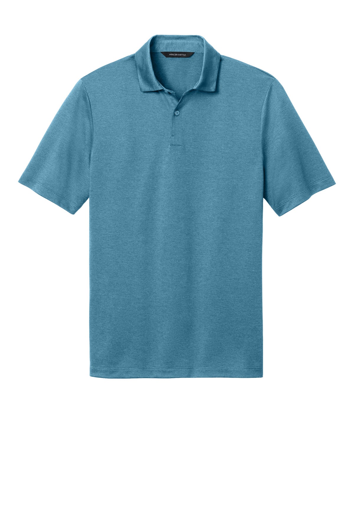 Mercer+Mettle Recharge Jersey Polo - Harbor Blue Heather