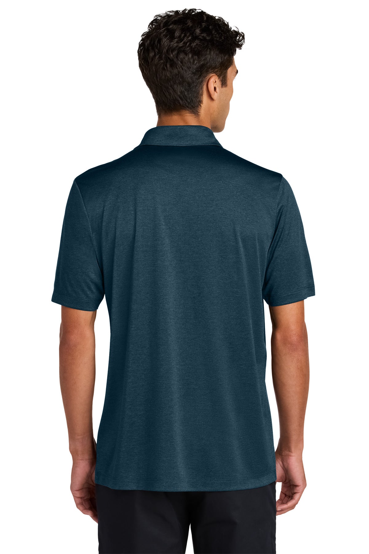 Mercer+Mettle Recharge Jersey Polo - Insignia Blue Heather