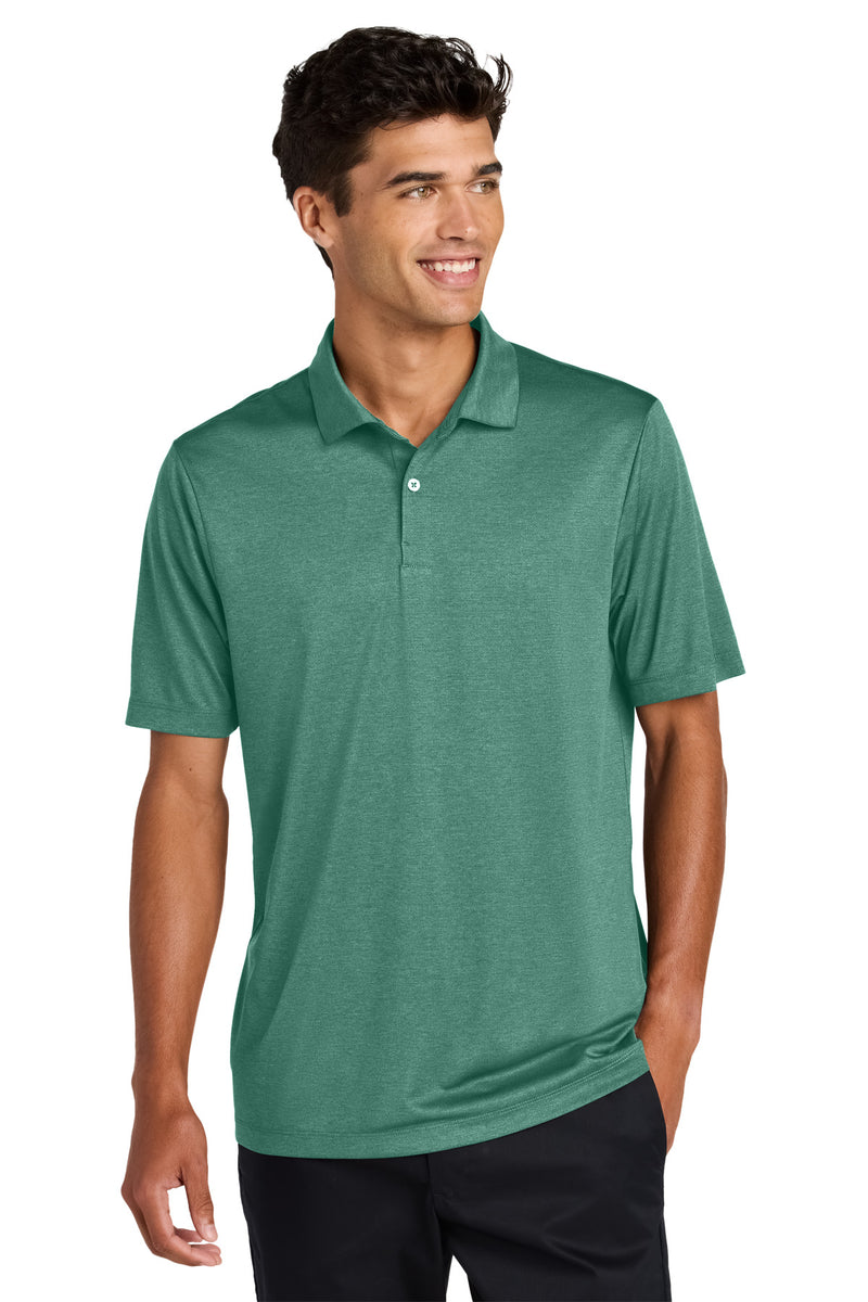 Mercer+Mettle Recharge Jersey Polo - Sage Heather