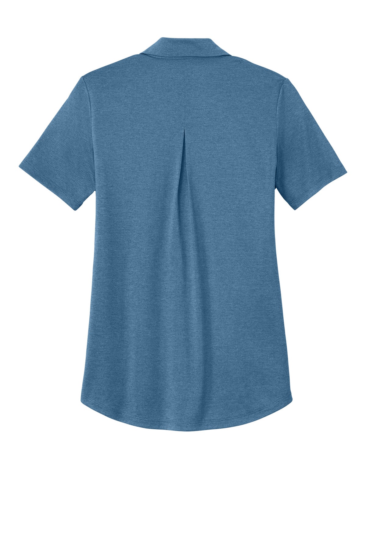Mercer+Mettle Women's Recharge Jersey Polo - Harbor Blue Heather