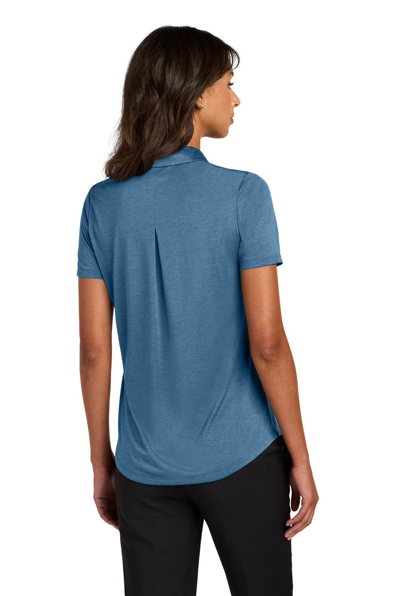 Mercer+Mettle Women's Recharge Jersey Polo - Harbor Blue Heather