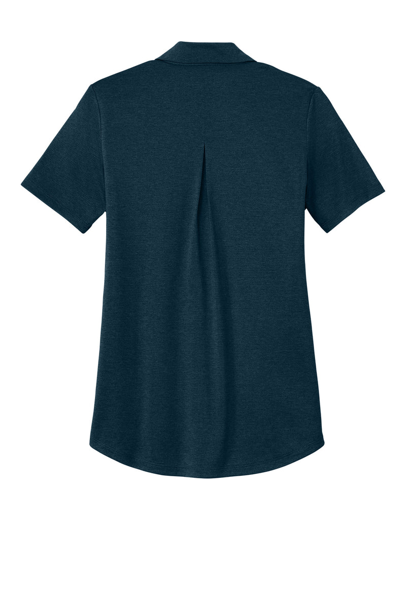 Mercer+Mettle Women's Recharge Jersey Polo - Insignia Blue Heather