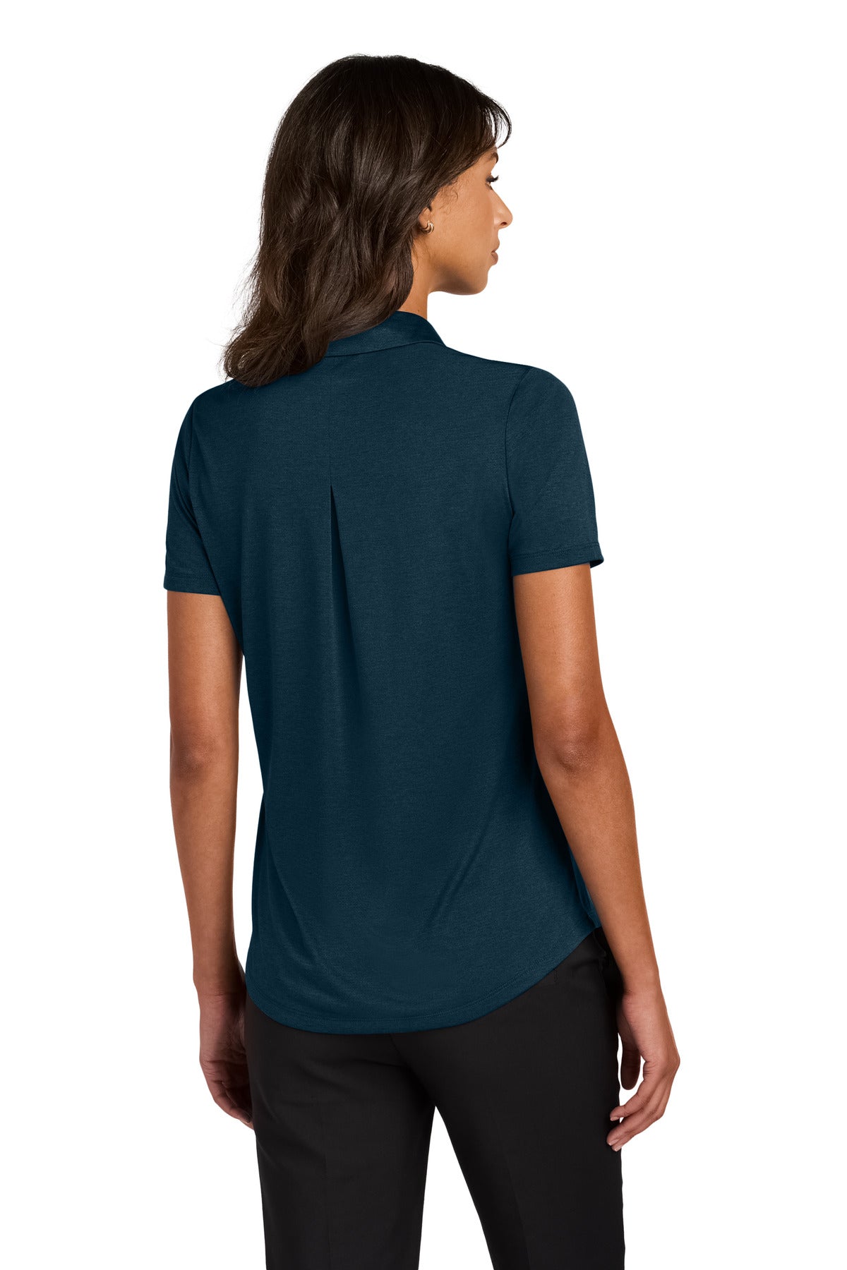 Mercer+Mettle Women's Recharge Jersey Polo - Insignia Blue Heather