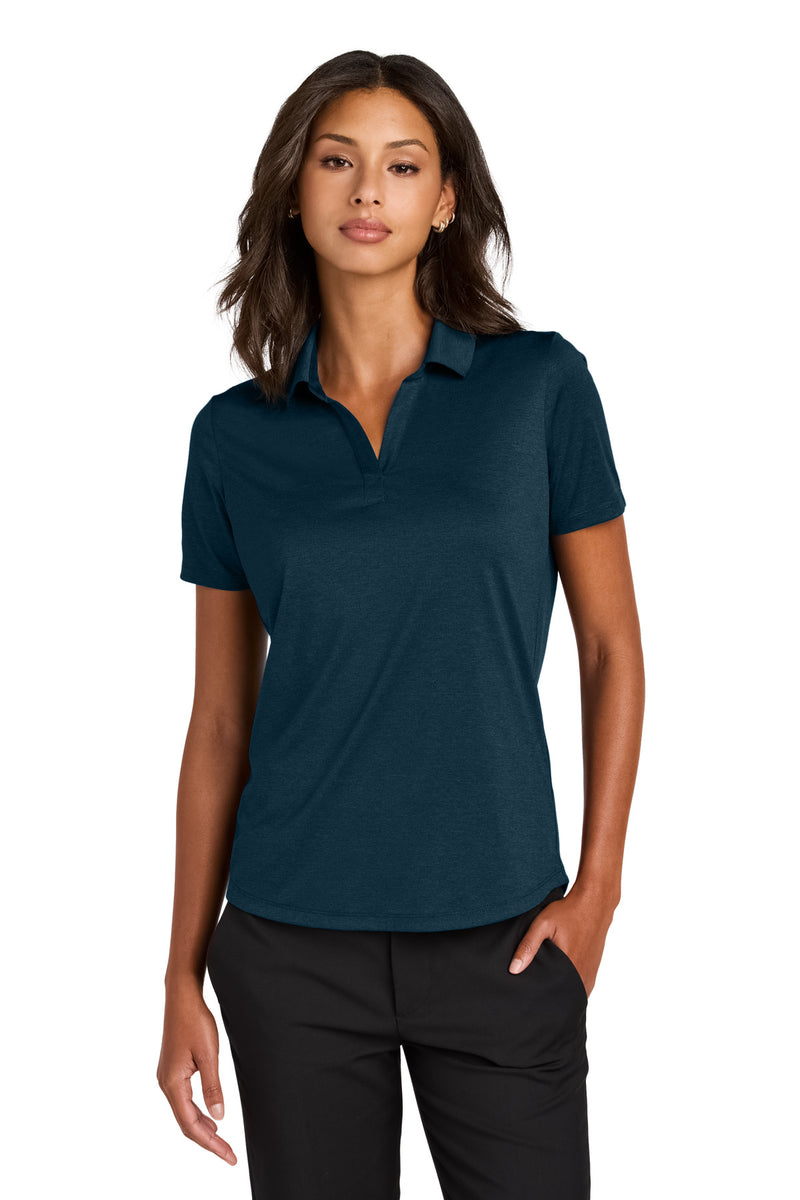 Mercer+Mettle Women's Recharge Jersey Polo - Insignia Blue Heather