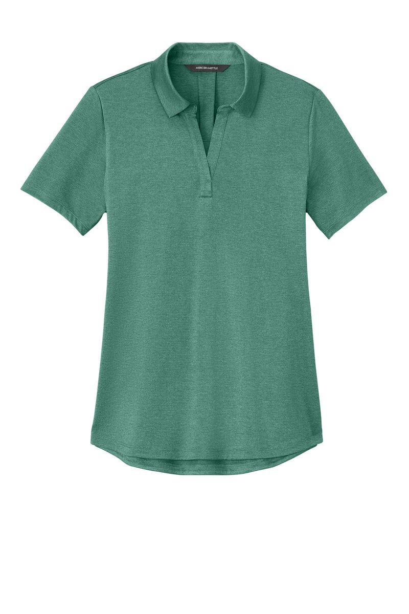 Mercer+Mettle Women's Recharge Jersey Polo - Sage Heather