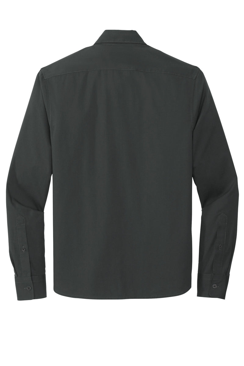 Mercer+Mettle Long Sleeve Stretch Woven Shirt - Anchor Grey