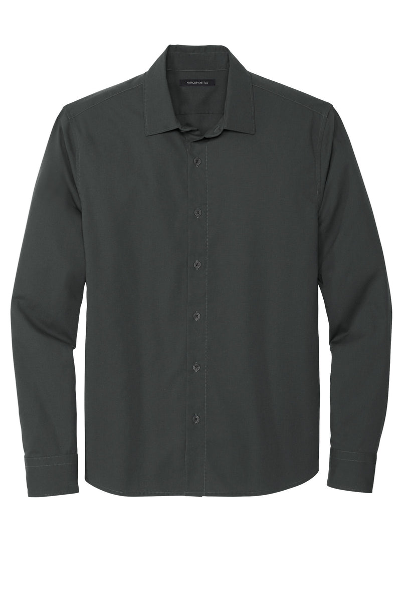 Mercer+Mettle Long Sleeve Stretch Woven Shirt - Anchor Grey