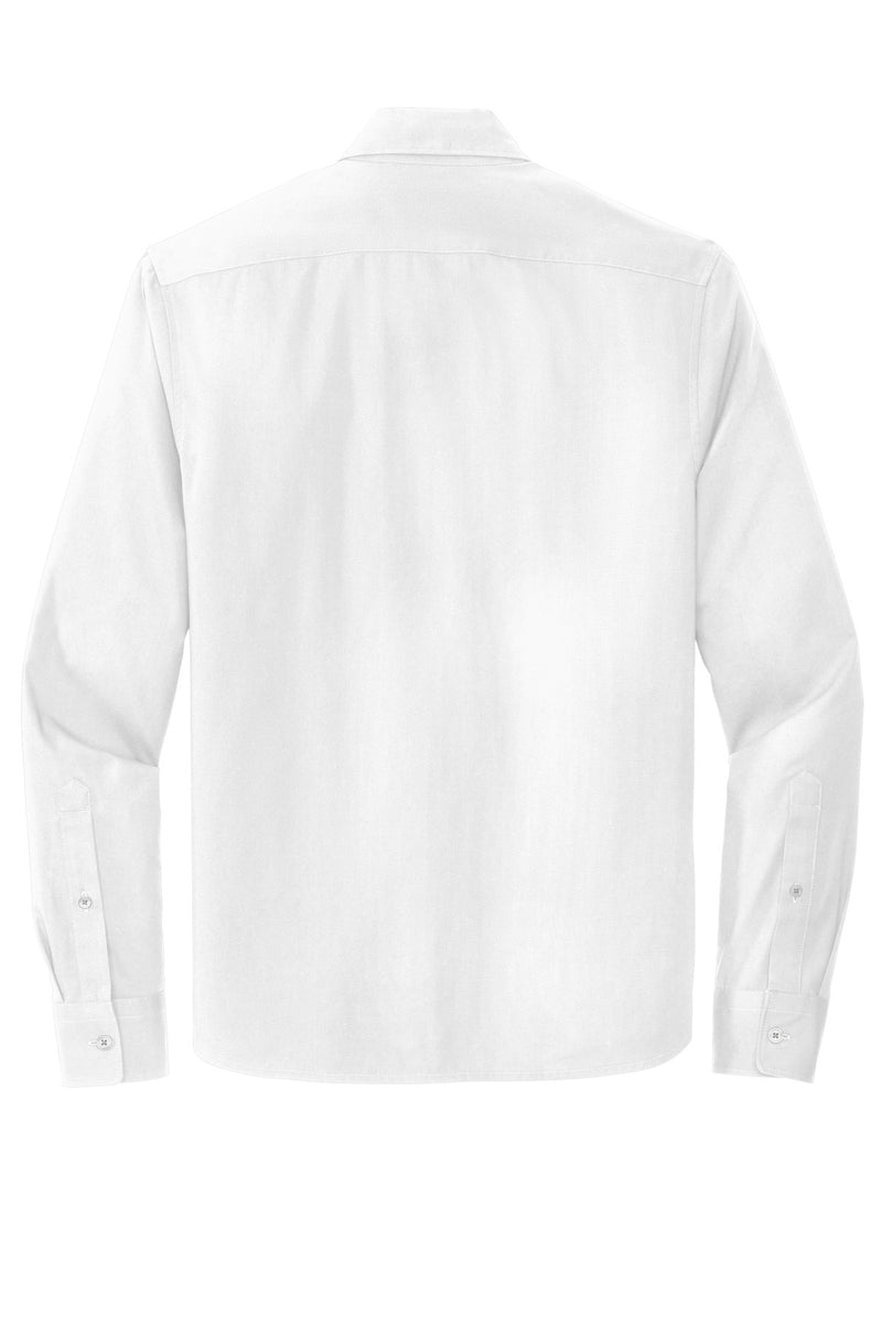 Mercer+Mettle Long Sleeve Stretch Woven Shirt - White