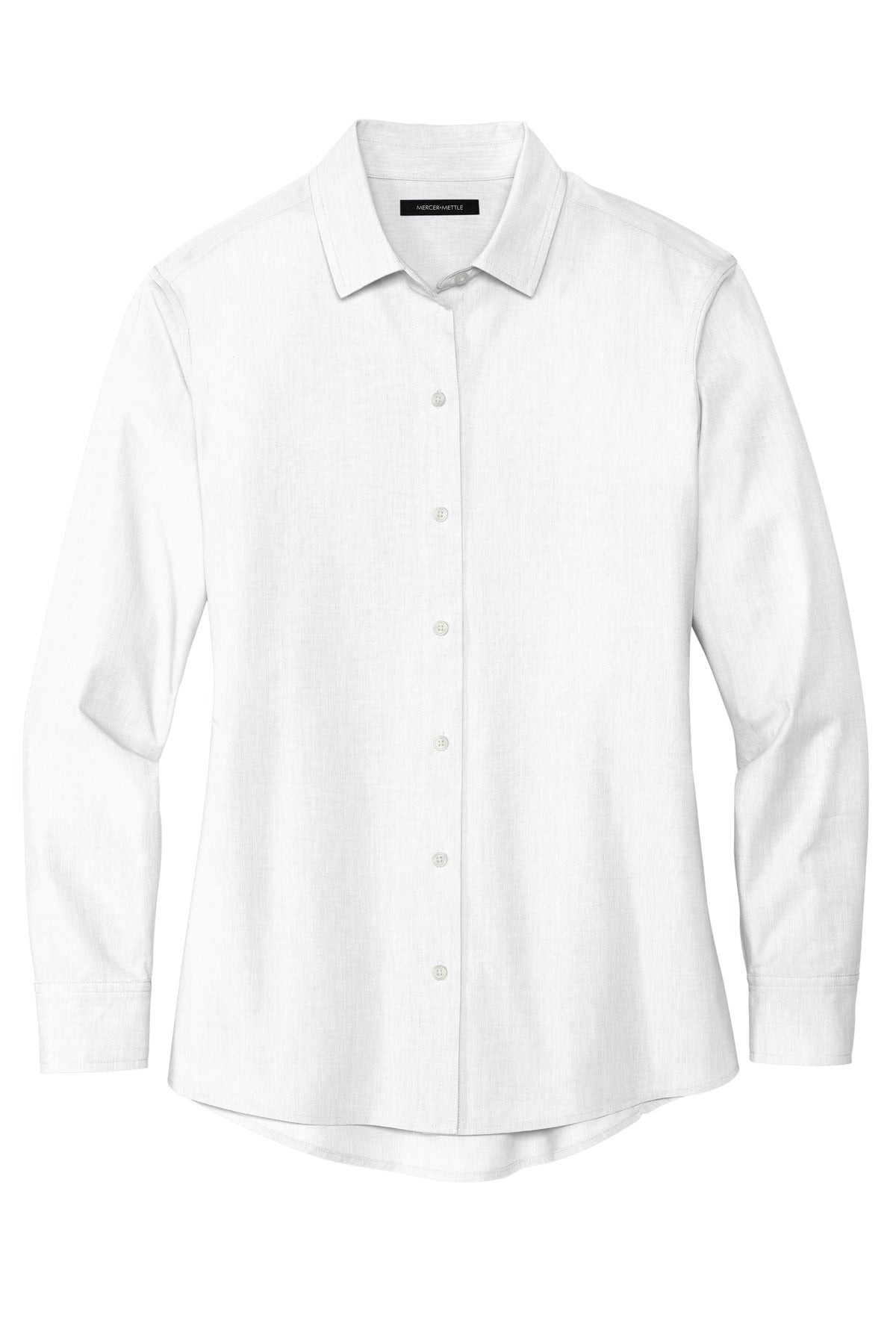 Mercer+Mettle Women's Long Sleeve Stretch Woven Shirt - White