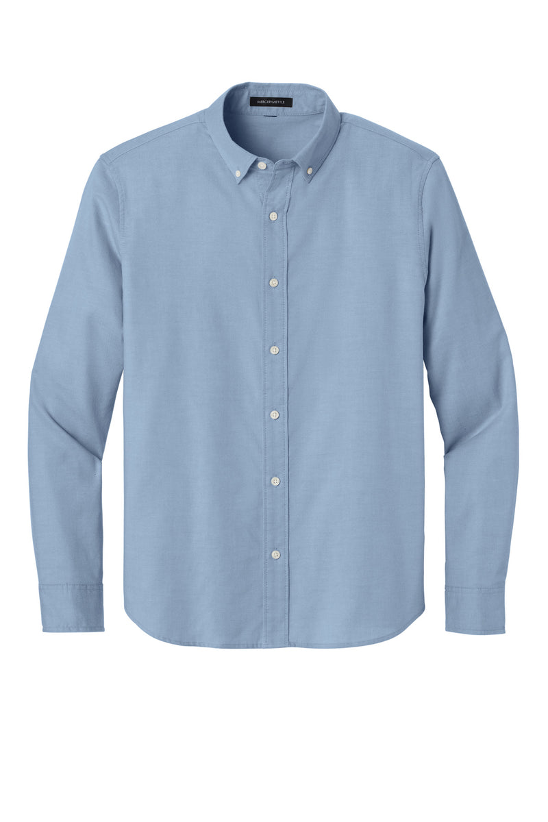 Mercer+Mettle Long Sleeve Modern Oxford Shirt - Cobalt