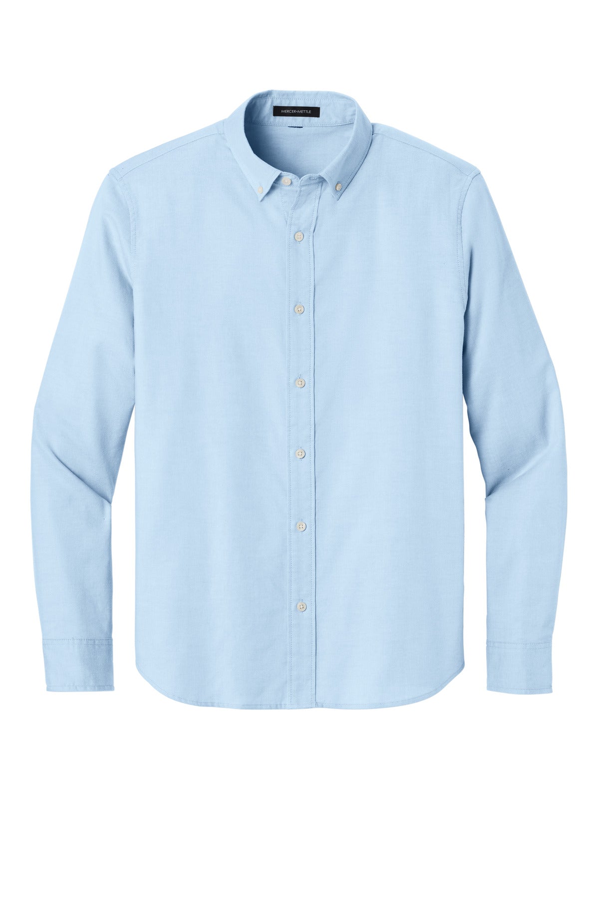 Mercer+Mettle Long Sleeve Modern Oxford Shirt - Light Blue
