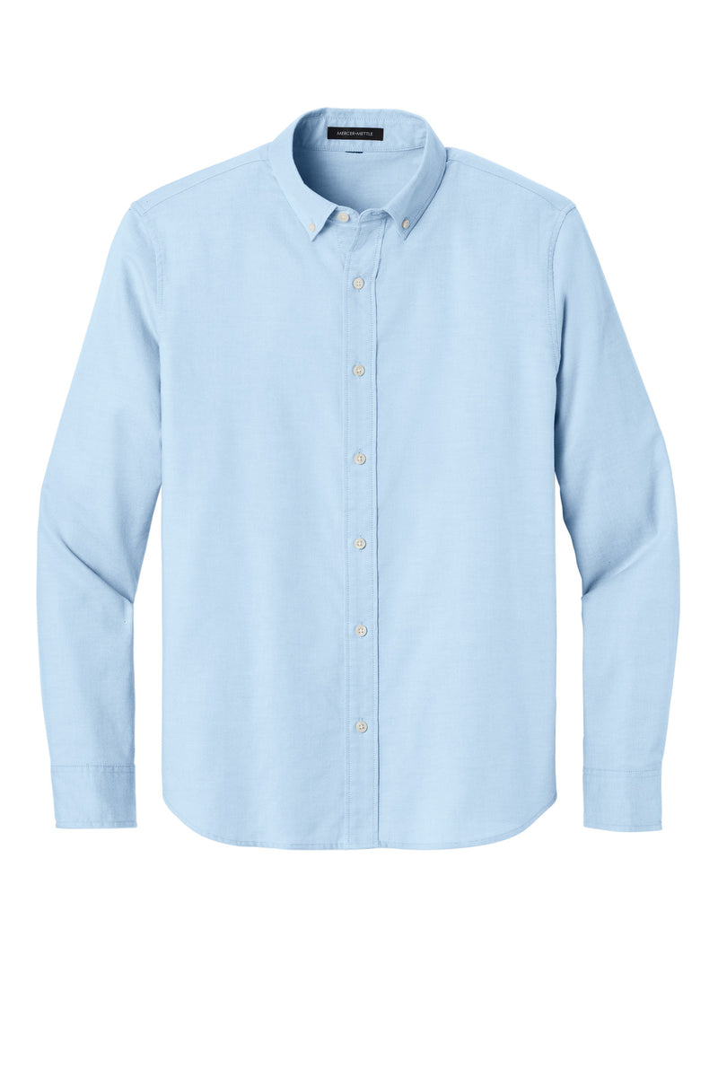 Mercer+Mettle Long Sleeve Modern Oxford Shirt - Light Blue