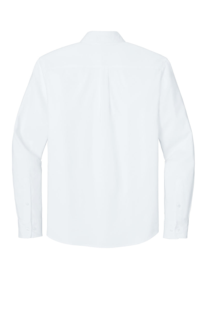 Mercer+Mettle Long Sleeve Modern Oxford Shirt - White