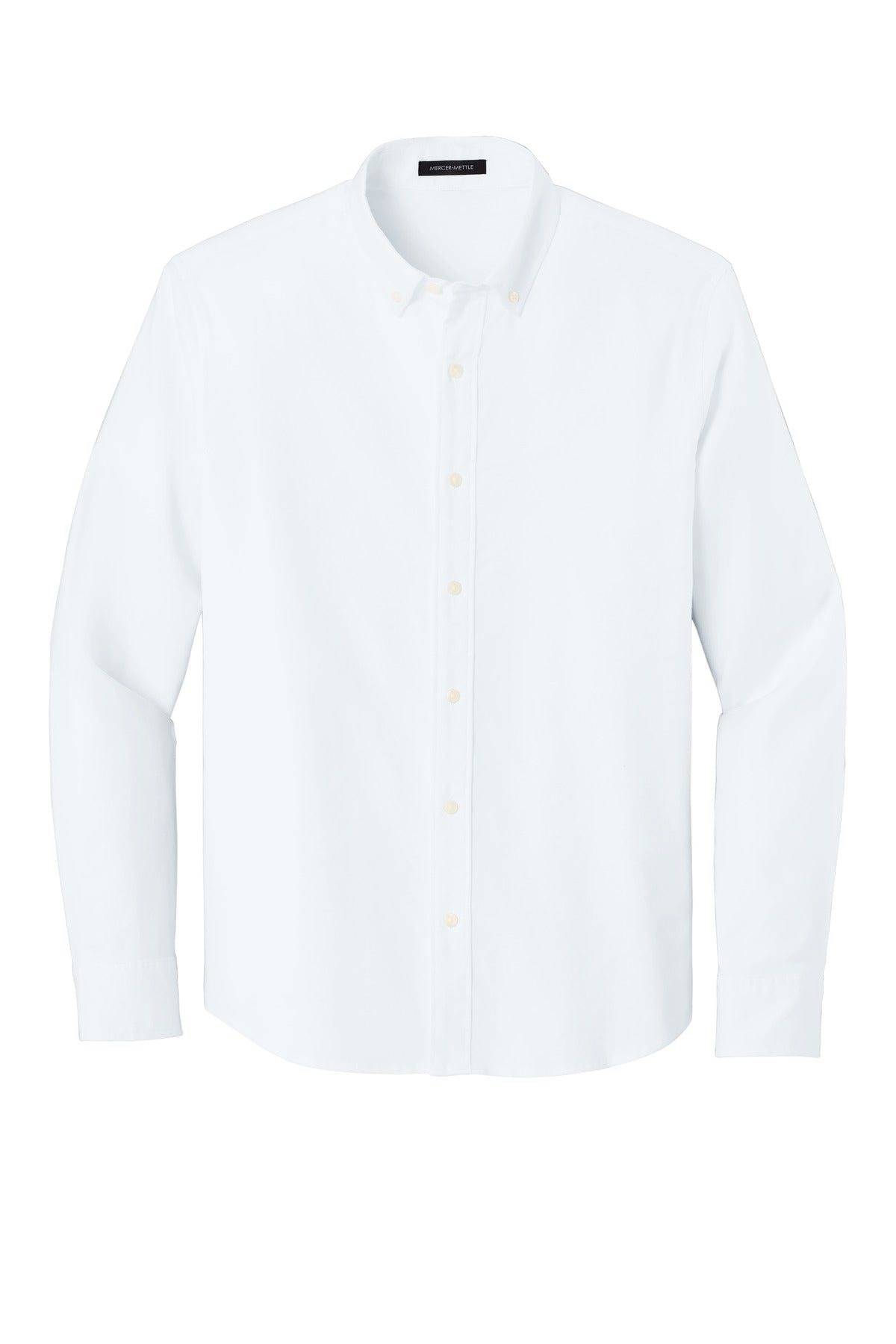 Mercer+Mettle Long Sleeve Modern Oxford Shirt - White