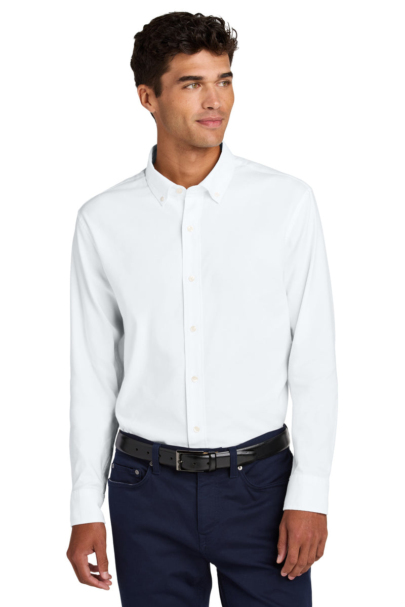Mercer+Mettle Long Sleeve Modern Oxford Shirt - White