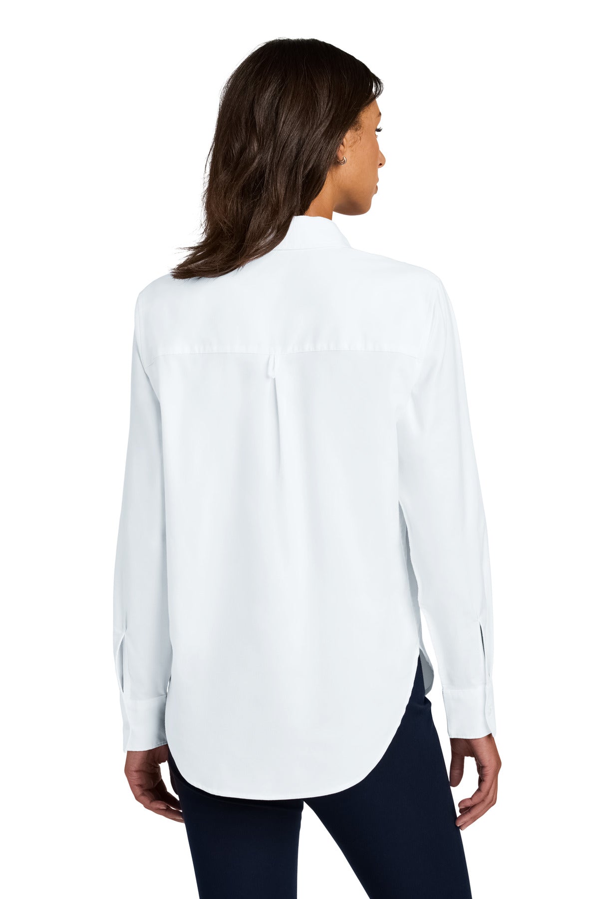 Mercer+Mettle Women's Long Sleeve Modern Oxford Shirt - White