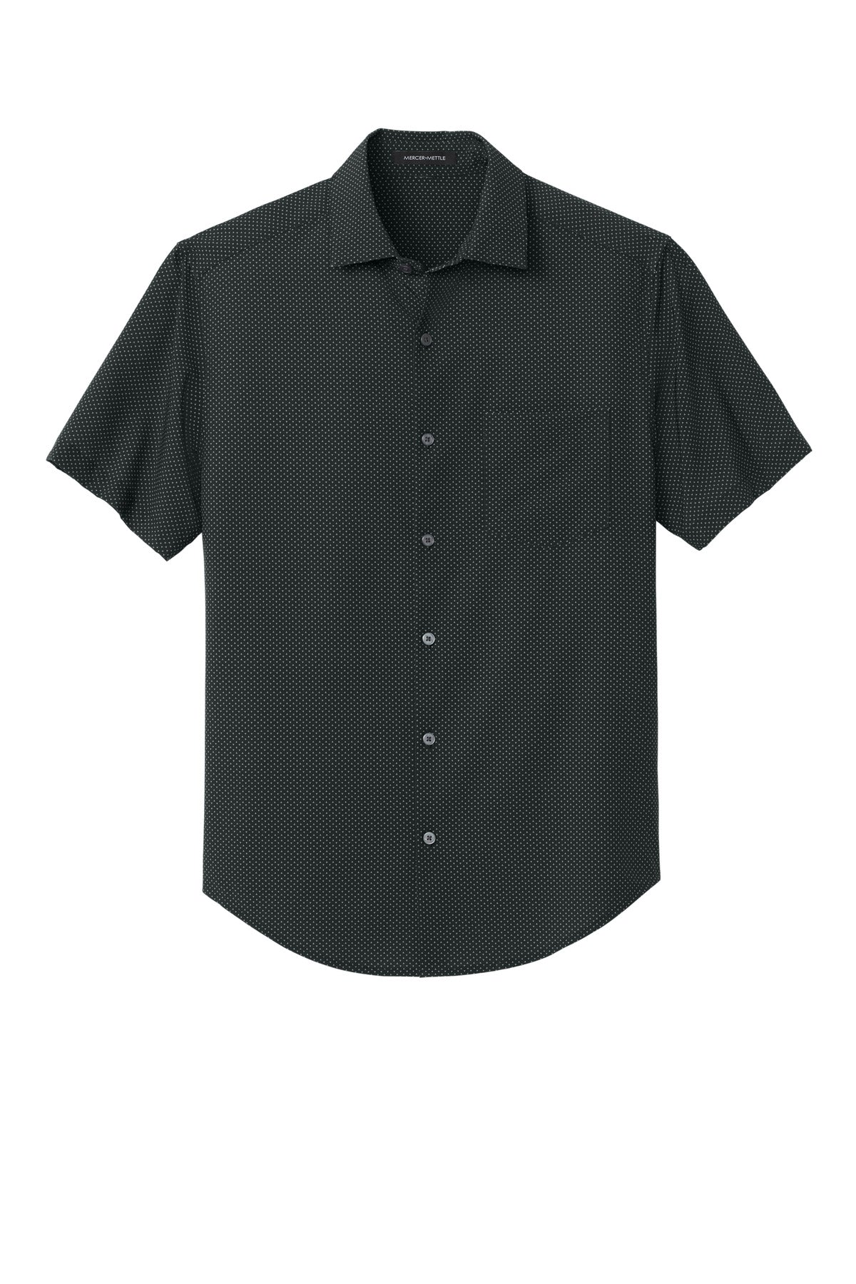 Mercer+Mettle Short Sleeve UV Capital Tech Shirt - Deep Black Triangle Print