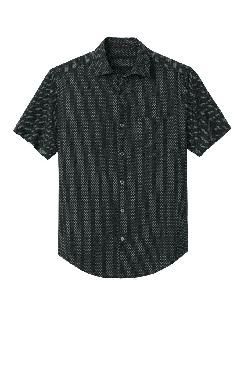 Mercer+Mettle Short Sleeve UV Capital Tech Shirt - Deep Black Triangle Print