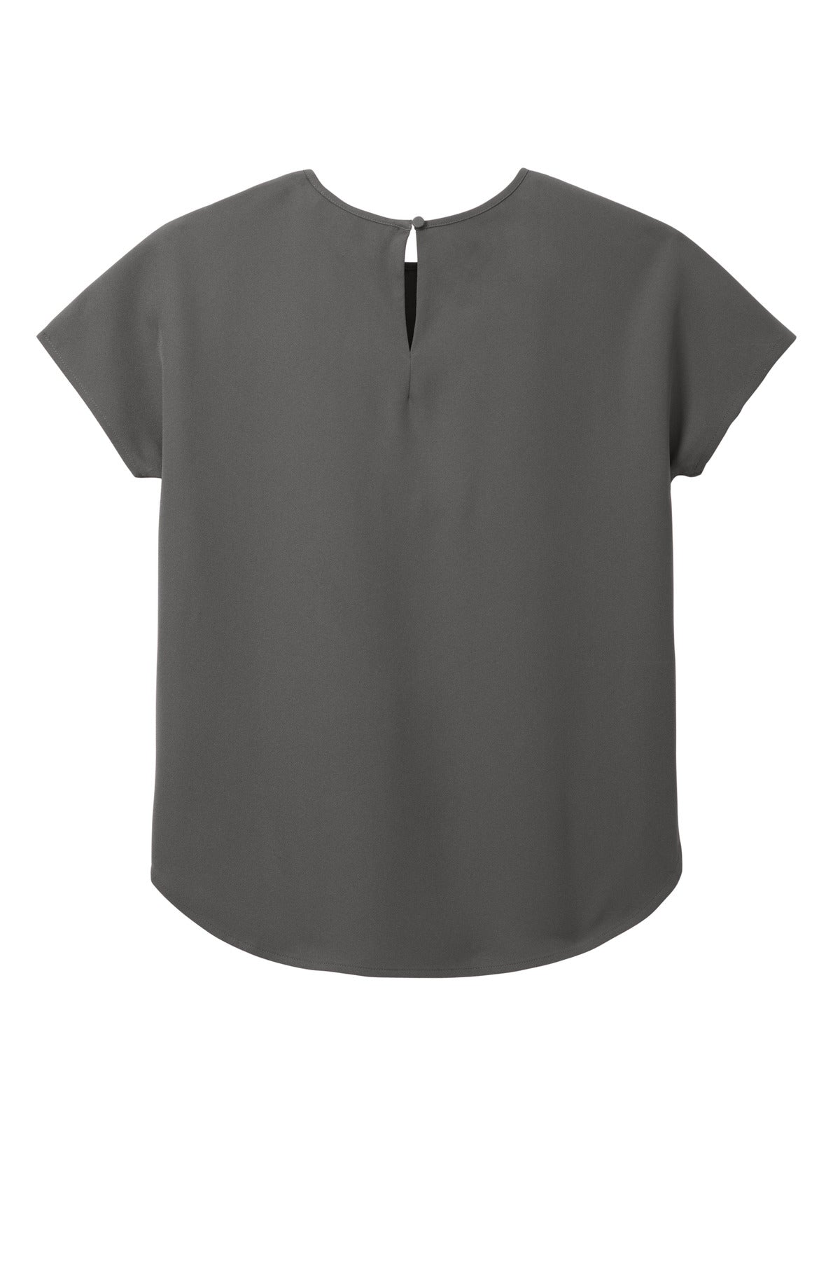 Mercer+Mettle Women's Stretch Crepe Crew - Anchor Grey