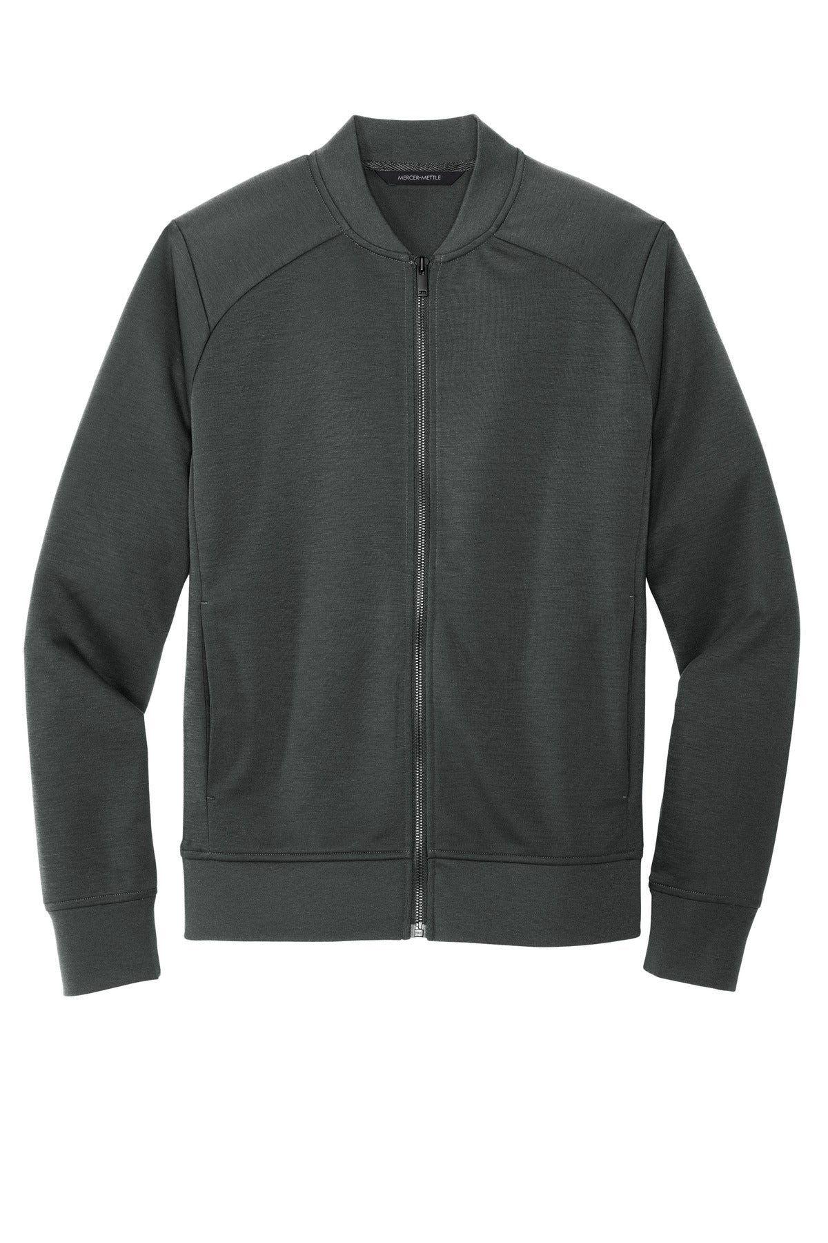 Mercer+Mettle Double-Knit Bomber - Anchor Grey