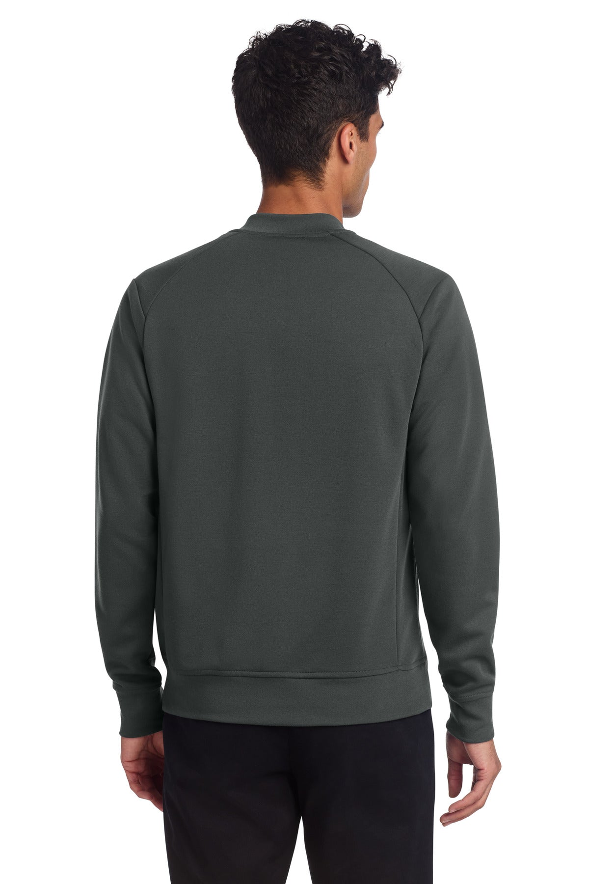Mercer+Mettle Double-Knit Bomber - Anchor Grey