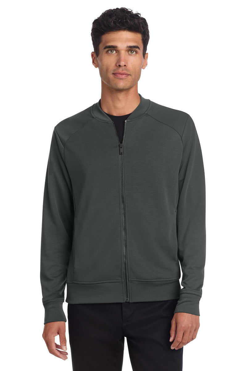 Mercer+Mettle Double-Knit Bomber - Anchor Grey